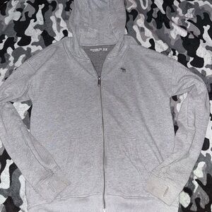 Abercrombie Kids Heather Gray Hoodie